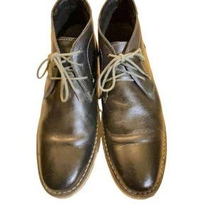 Steve Madden Harken Black Leather Chukka ankle boots Mens Size  size 10